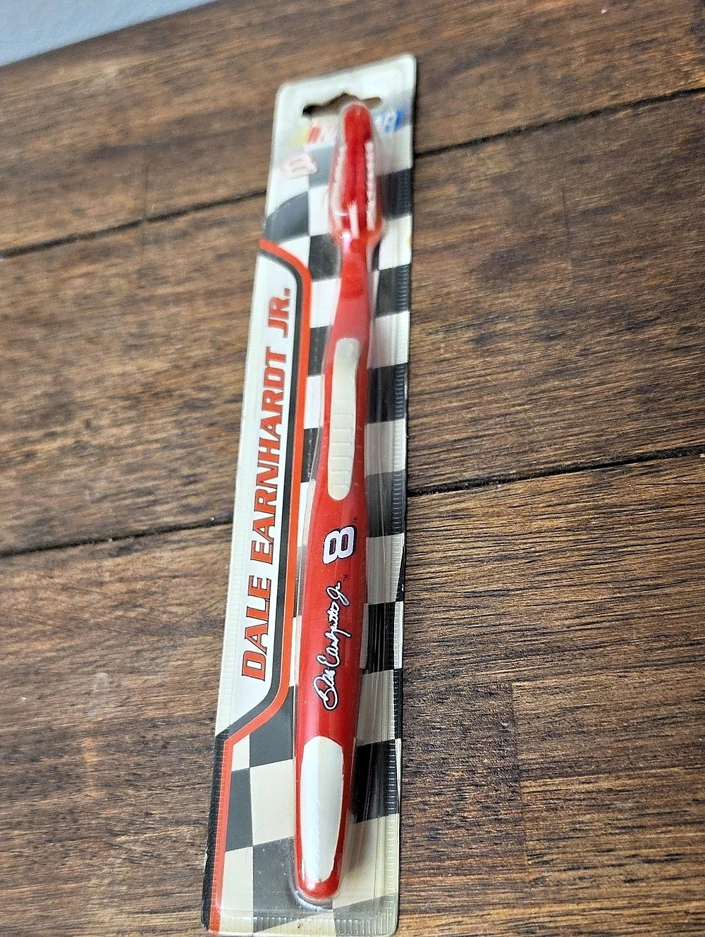 Dale Earnhardt Jr. #8 soft toothbrush #8 Red & White New with tags